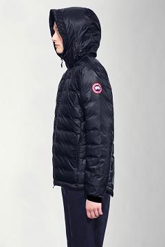 Chamarras Canada Goose Mujer México - Camp Chaqueta De Plumas Azules / Negros YT1375209